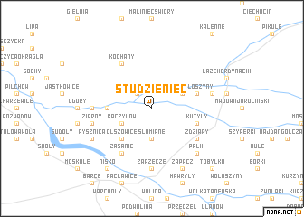 map of Studzieniec