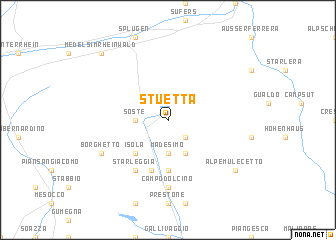 map of Stuetta