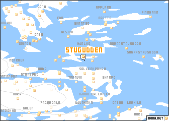 map of Stugudden