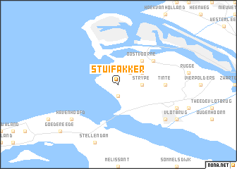 map of Stuifakker