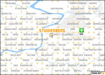 map of Stuivenberg