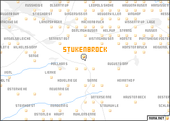 map of Stukenbrock