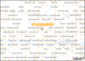 map of Stukenhöfen