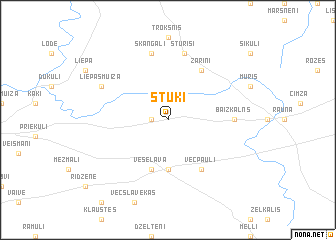 map of Stuķi