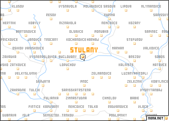 map of Stuľany