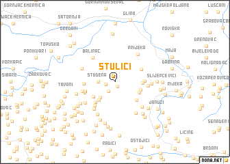 map of Štulići