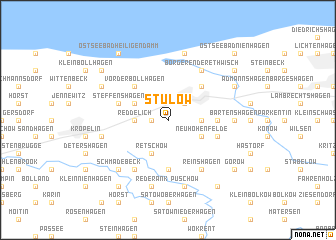 map of Stülow