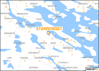 map of Stumpenäset