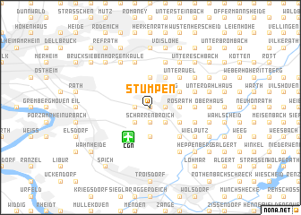 map of Stümpen