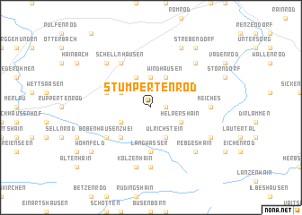 map of Stumpertenrod