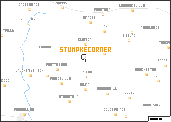 map of Stumpke Corner