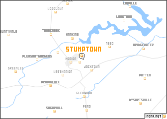 map of Stumptown