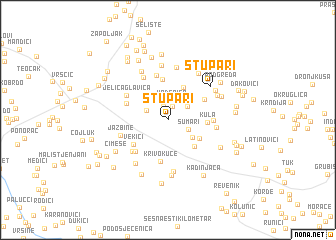 map of Stupari