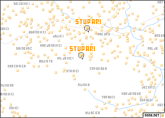 map of Stupari