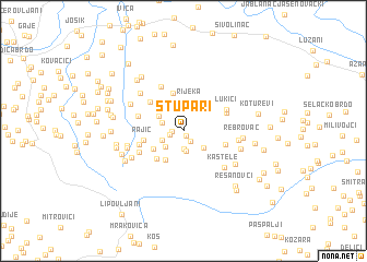 map of Stupari