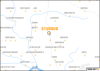 map of Stupava