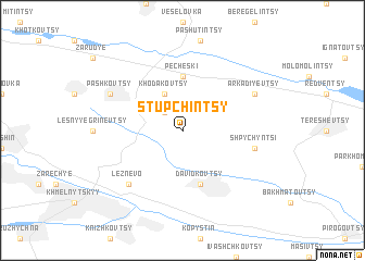 map of Stupchintsy