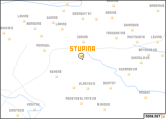 map of Stupina