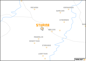 map of Stupina