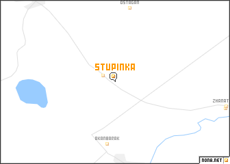 map of Stūpīnka