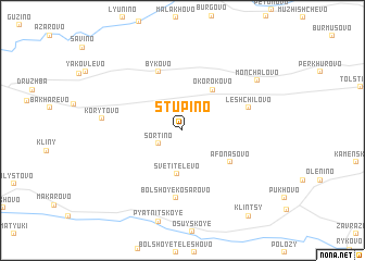 map of Stupino