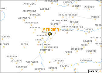 map of Stupino