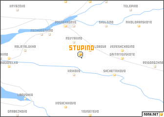 map of Stupino