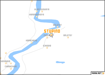 map of Stupino