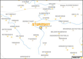 map of Stupinskiy