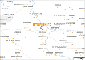 map of Stupishino