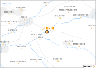 map of Stupki