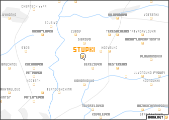 map of Stupki