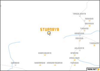 map of Stupnaya