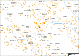 map of Stupna