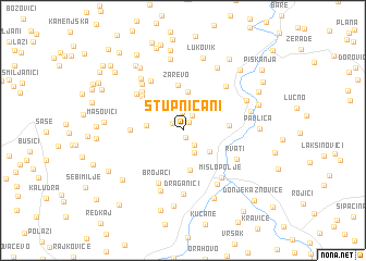 map of Stupničani