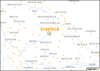 map of Stupnica