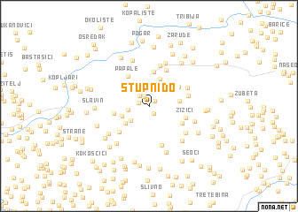 map of Stupni Do