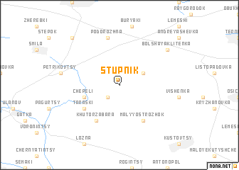 map of Stupnik