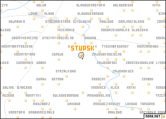 map of Stupsk