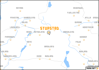 map of Stupstad