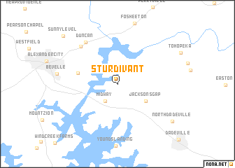 map of Sturdivant