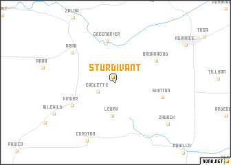 map of Sturdivant