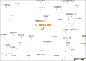 map of Sturgeon