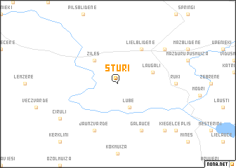 map of Stūri