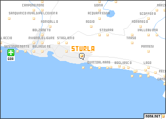 map of Sturla