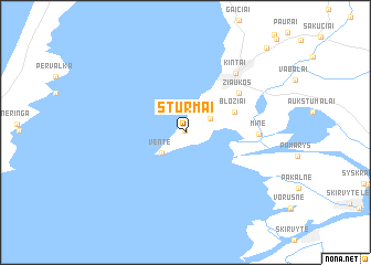 map of Sturmai