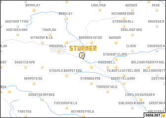 map of Sturmer