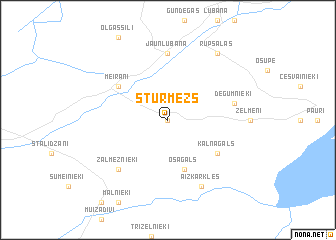 map of Stūrmežs