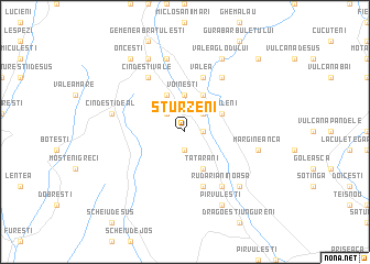map of Sturzeni