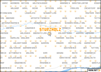 map of Sturzholz